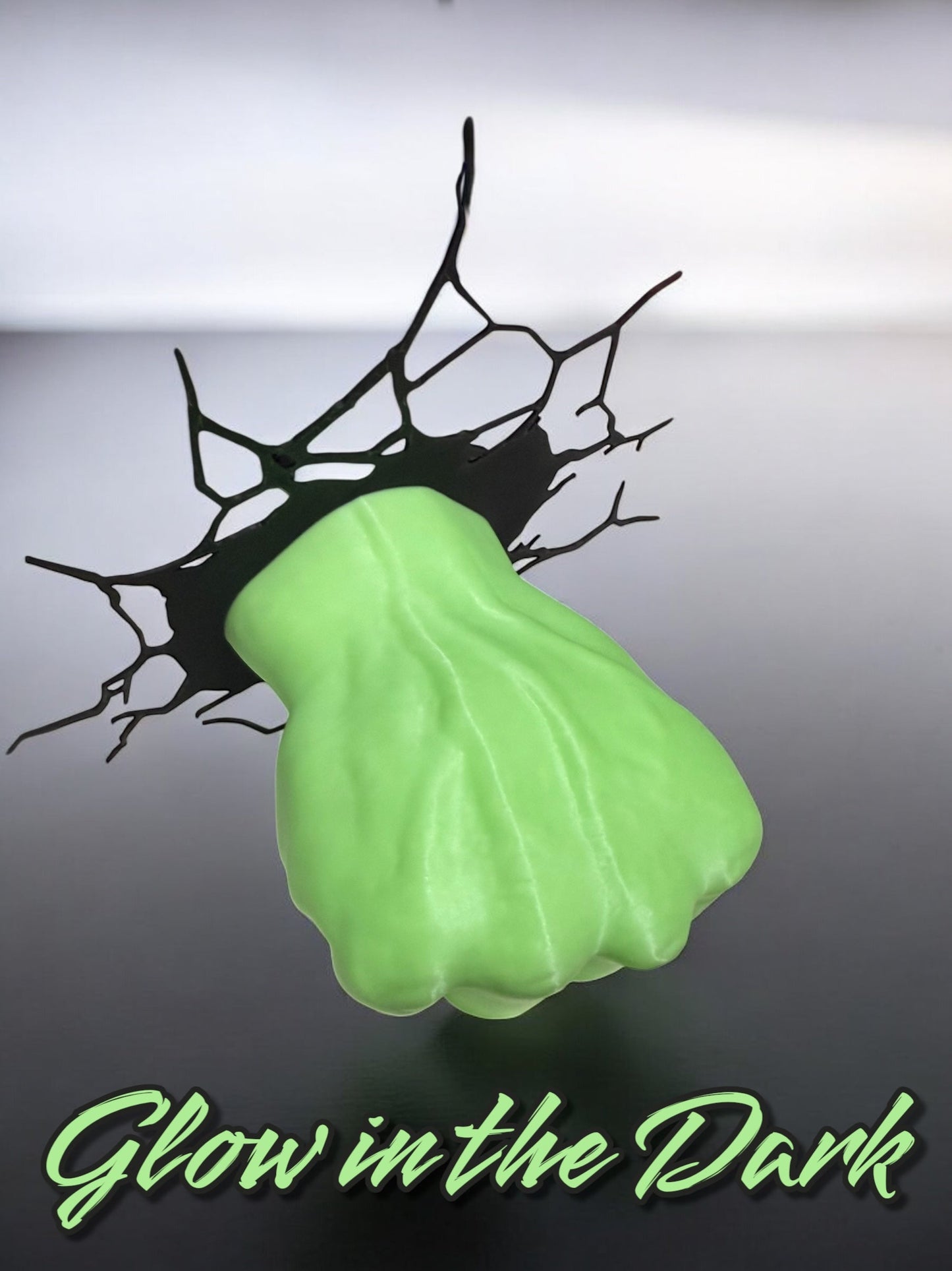 Hulk Smash Wall Decor | 3D Wall Art | Superhero Room Decor | Hulk Fist Wall Mount | Magnetic Mount | Green or Glow In Dark