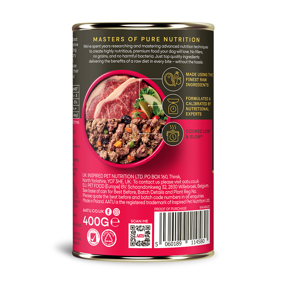Angus Beef Wet Dog Food