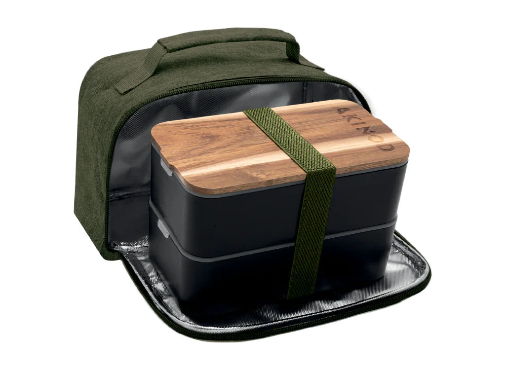 Akinod Bento + Insulated Lunch Bag (Various Colours)