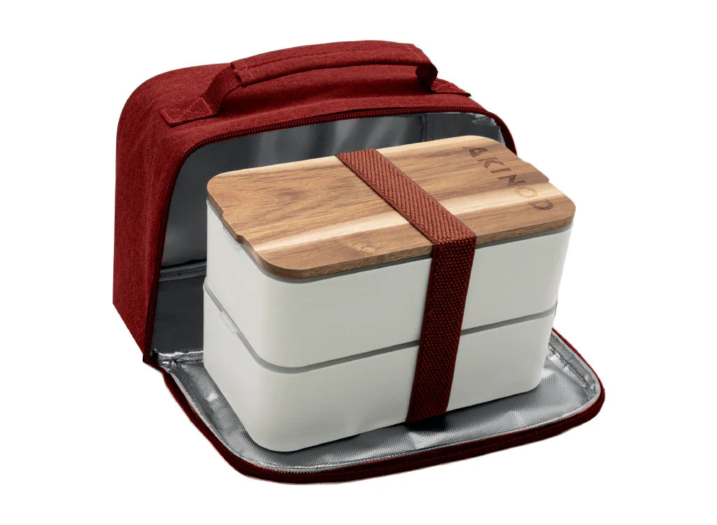 Akinod Bento + Insulated Lunch Bag (Various Colours)