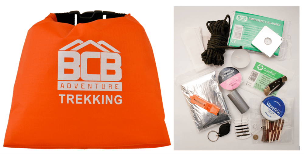 BCB Lightweight  Trekking Essentials Survival  Kit