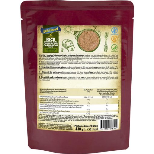 Bla Band Rice Pudding with Cinnamon and Cardamon