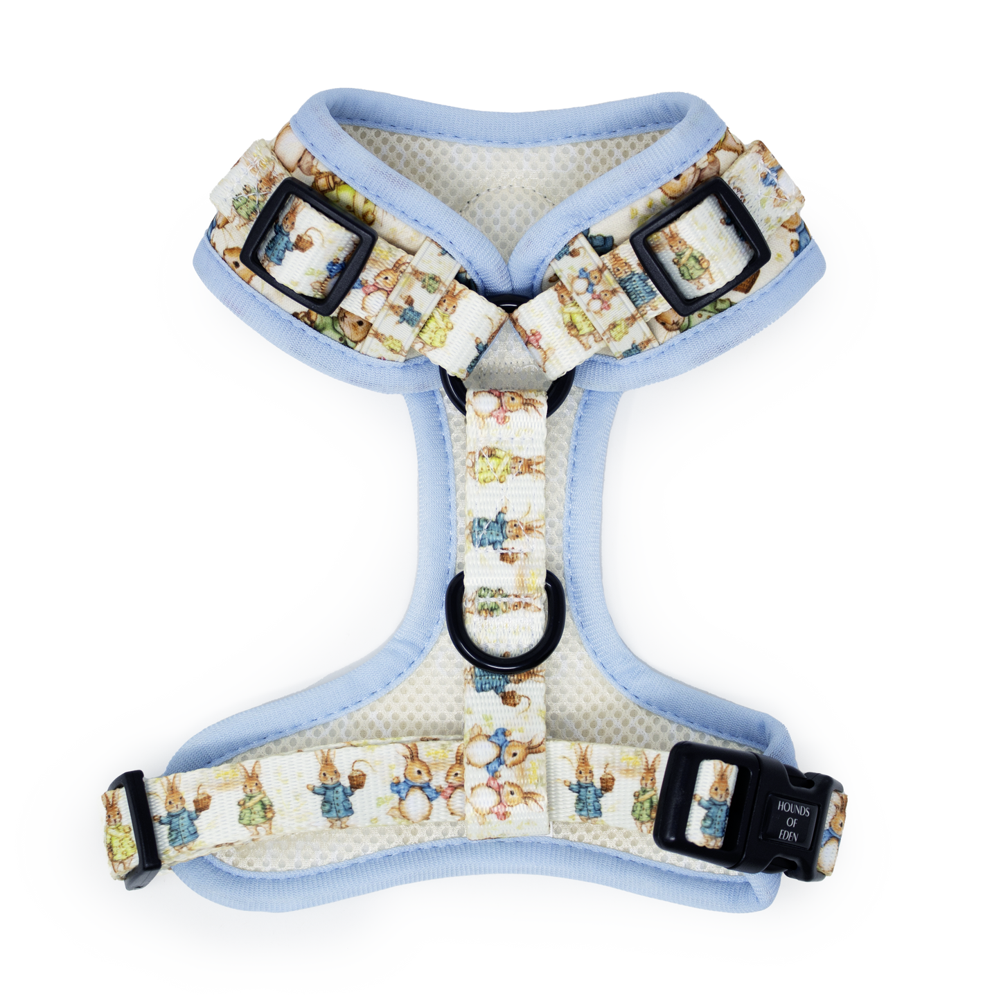 Bunny Tales - Blue, Dog Harness (XXS-XS)