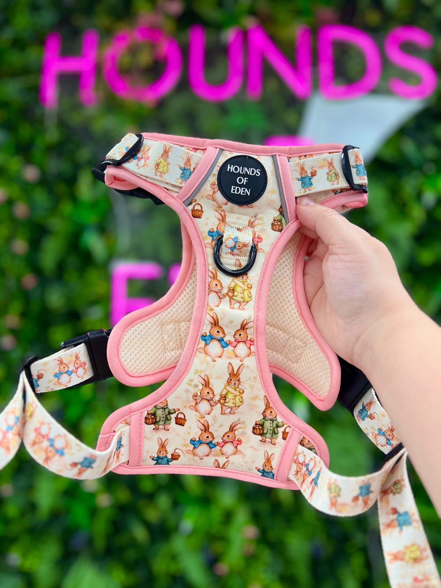 Bunny Tales - Pink, Dog Supaw Strong™ Lite Harness (XS-XL)