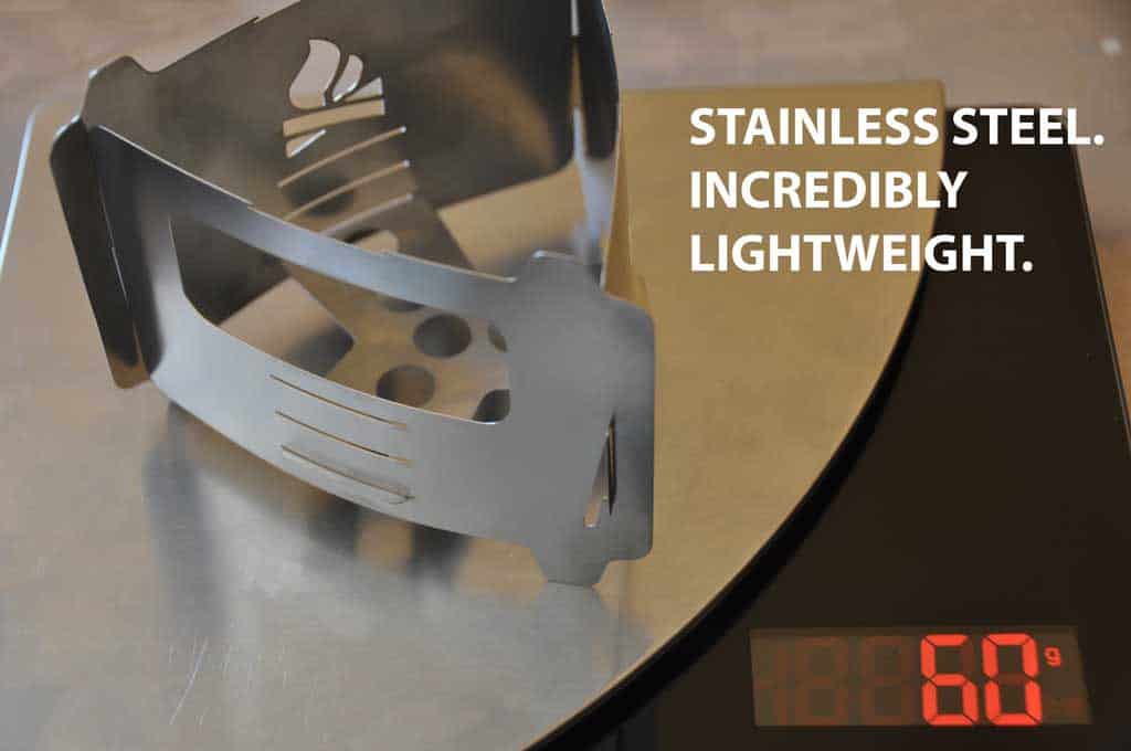 BE Bushbox Ultralight Outdoor Pocket Stove