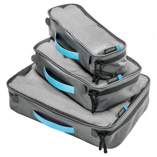 Cocoon Packing Cube with Laminated Net Top - Grey/Black