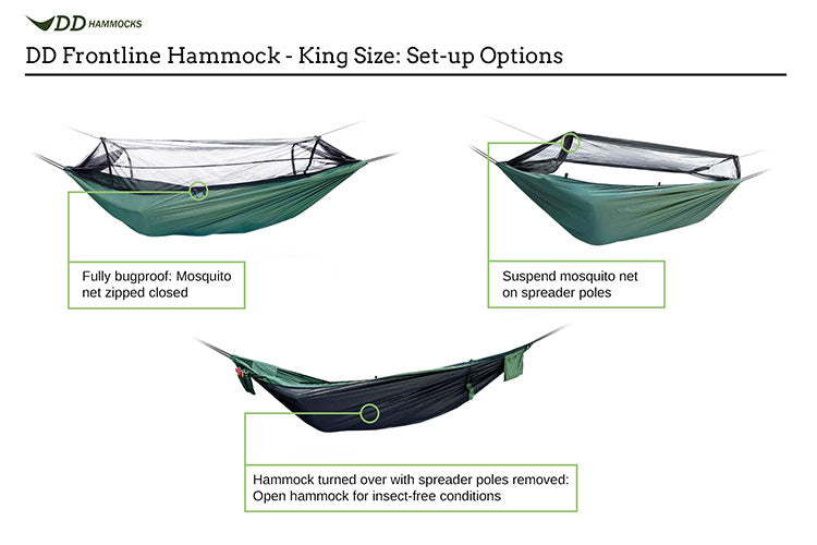 DD Frontline Hammock - KING Size