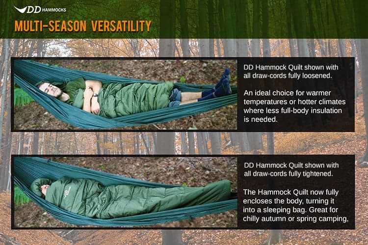 DD Hammock Quilt - Olive Green