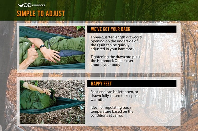 DD Hammock Quilt - Olive Green