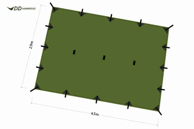 DD SuperLight - Tarp XL - Olive Green