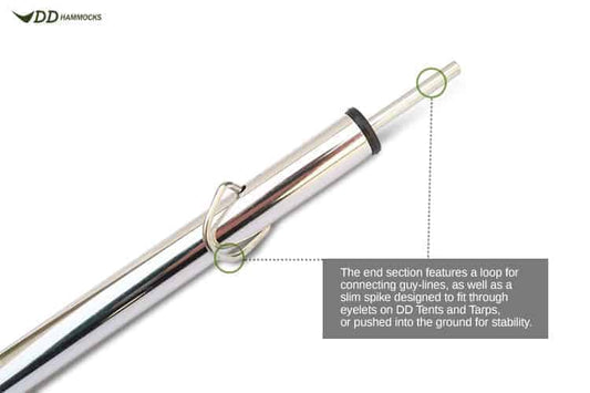 DD Tarp Pole - 2.2m ( 2 poles)