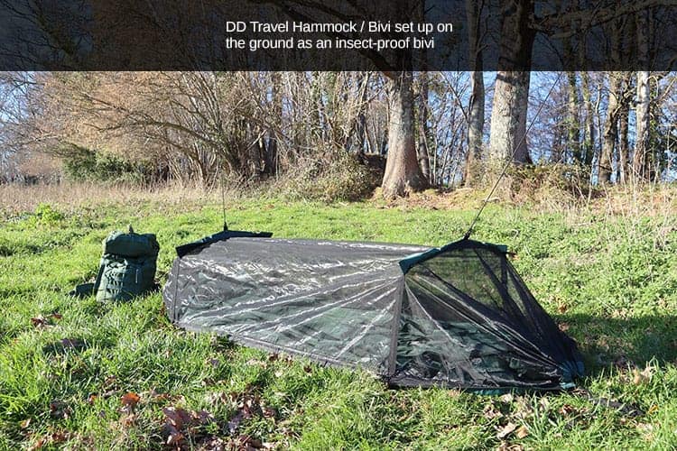 DD Travel Hammock / Bivi Olive Green