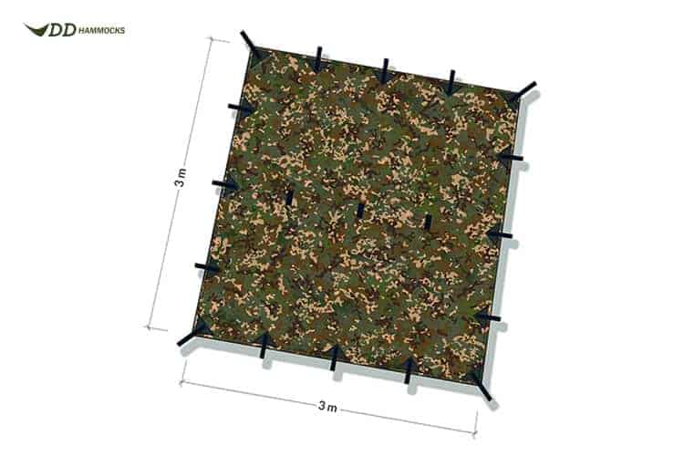 DD 3×3 – MC Multi Camo Tarp