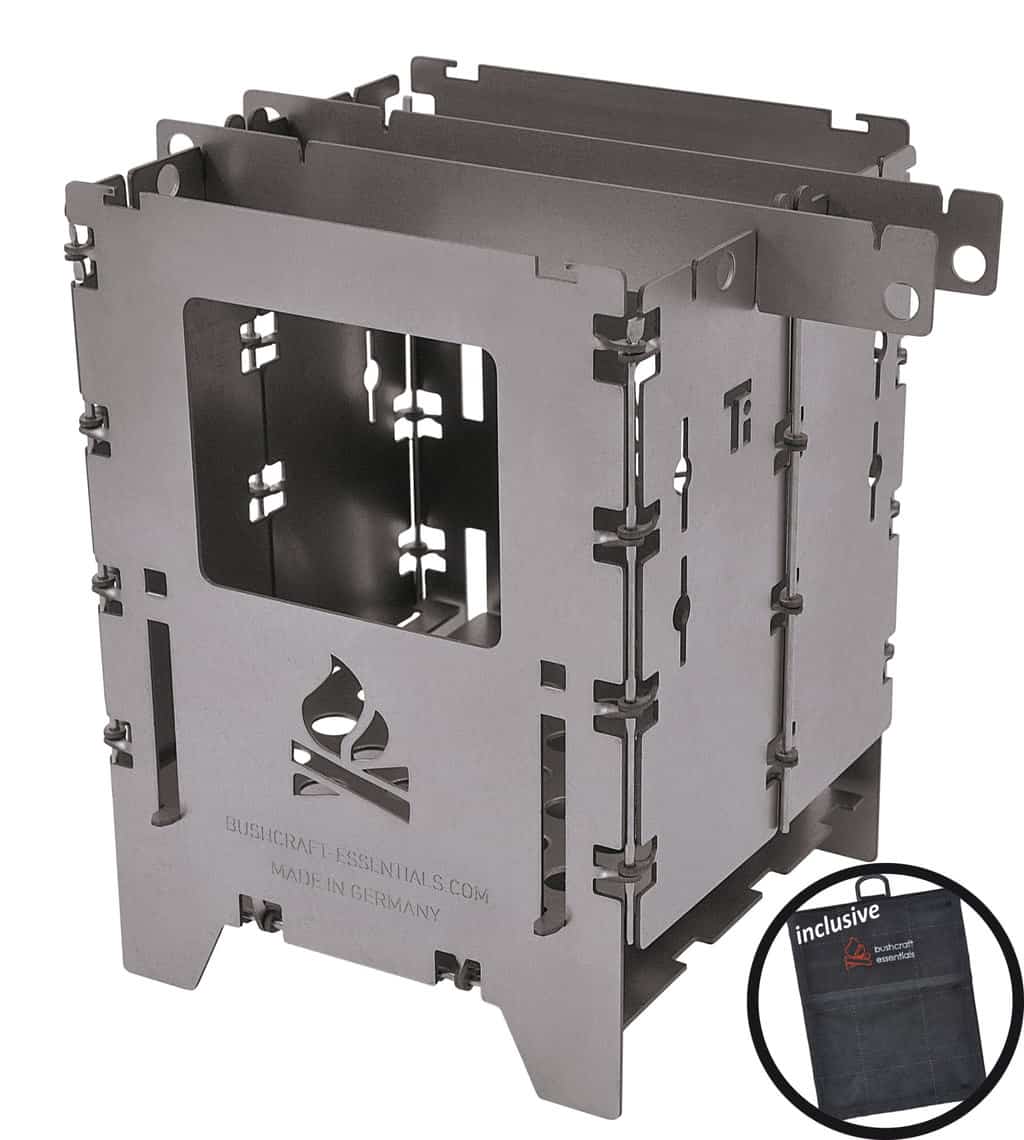 BE Bushbox LF Titanium Outdoor Stove