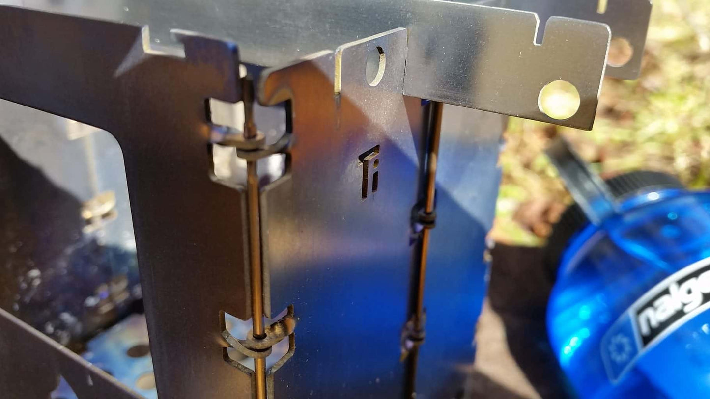 BE Bushbox LF Titanium Outdoor Stove