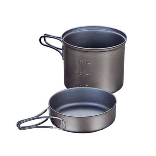 EVERNEW Titanium NS Deep Pot and pan 900ML + 250ML