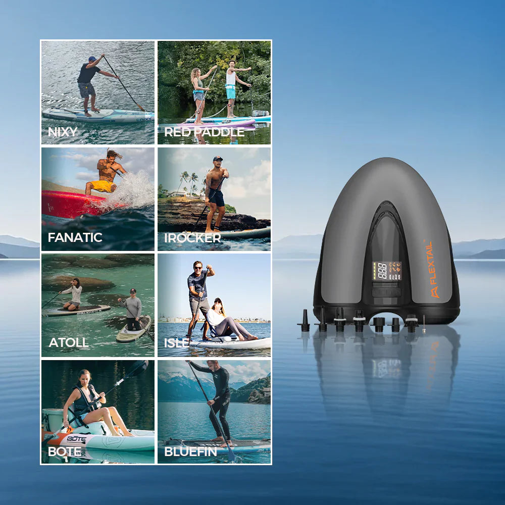 Flextail Gear EVO SUP PUMP PRO -45PSI & 8000mAh Built-in Battery SUP & Tire Pump