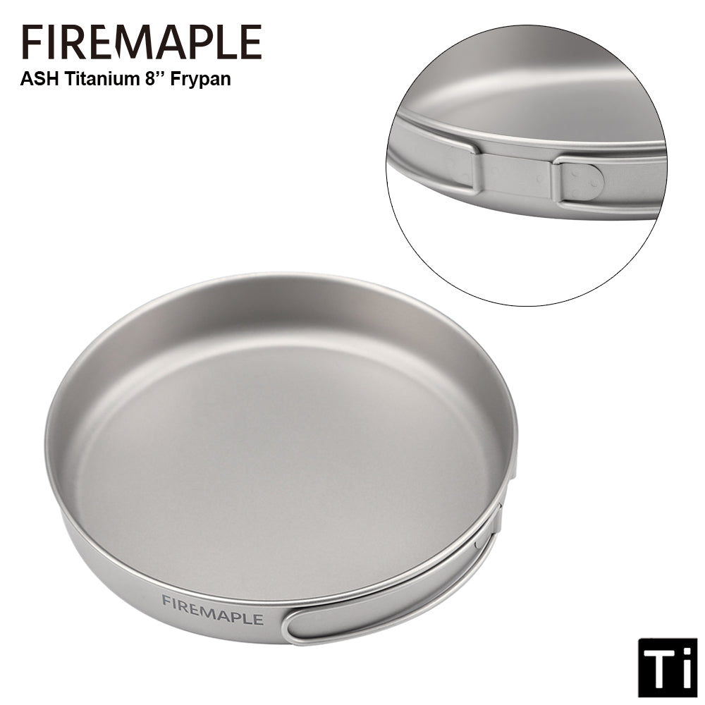 Firemaple Ash Titanium 8" Frying pan
