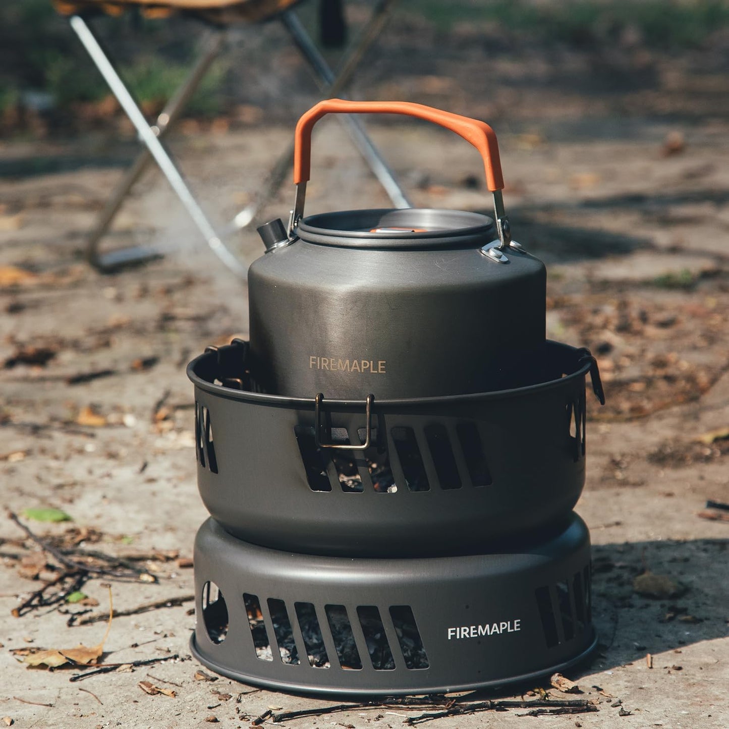 Firemaple Cooking Kit with Pans and Alcohol Burner