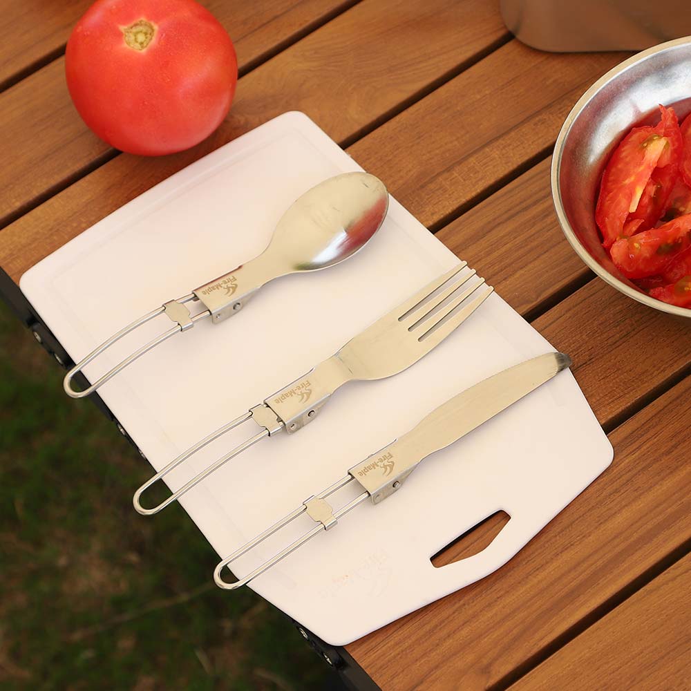 Firemaple FMT-803 Stainless Folding Cutlery Set