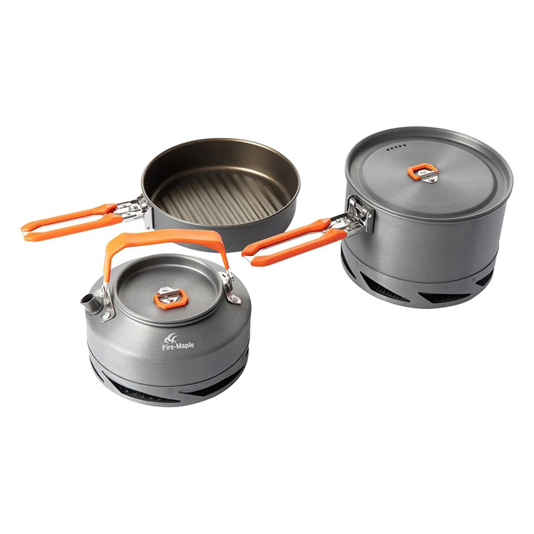 FireMaple Feast Heat-Exchanger Aluminium Cook Set