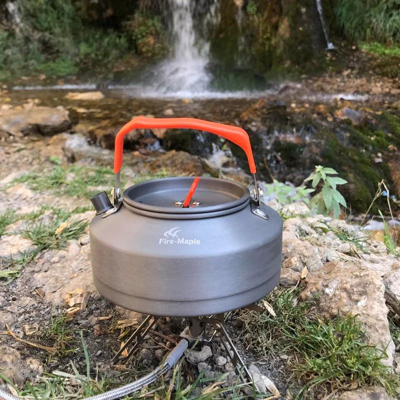 FireMaple Feast T3 Aluminium Kettle 0.8L (Black Handle)