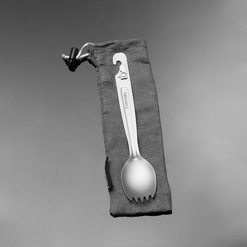 Firemaple Woodpecker Three-in-one Titanium Spork