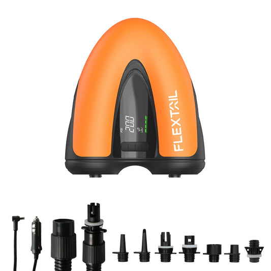Flextail Evo Sup Pump-20PSI Cordless Rechargeable Air Pump for SUP & KITE (2025 version)
