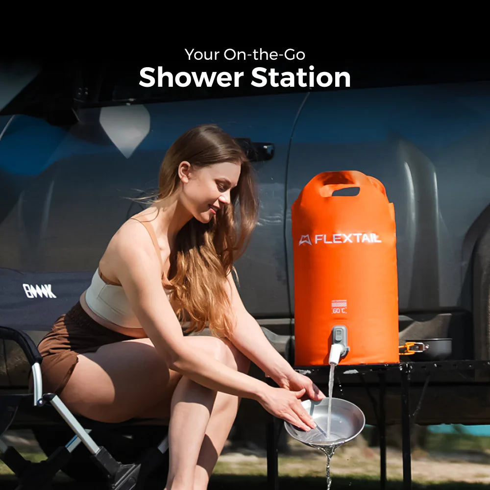 Flextail Gear Tiny Shower Bucket or Tiny Shower Bag