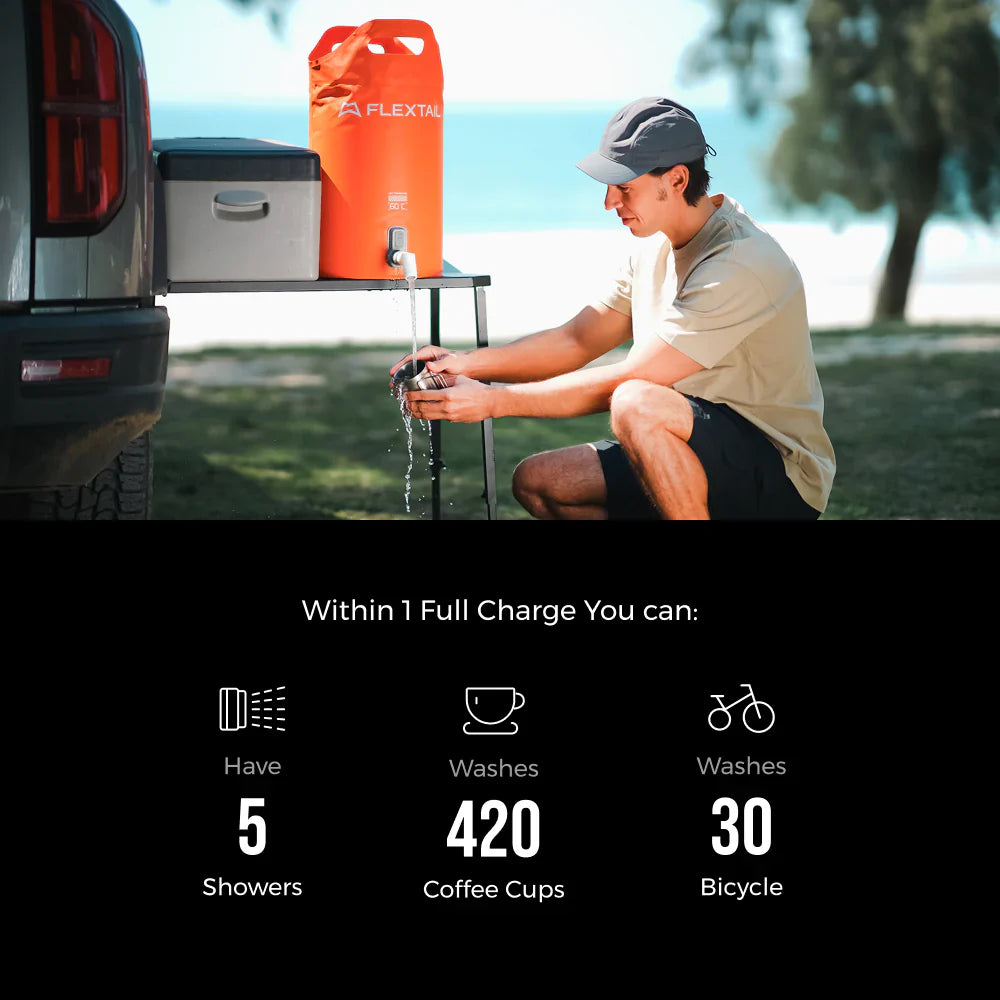 Flextail Gear Tiny Shower Bucket or Tiny Shower Bag