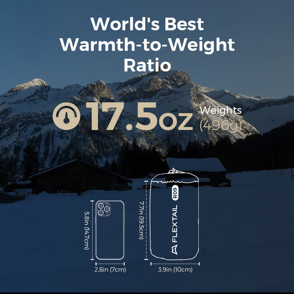 Flextail Gear Tiny Sleeping Pad R09 AVS Mummy Large