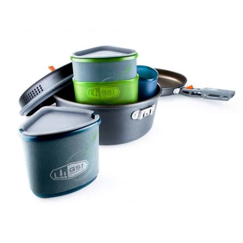 GSI Pinnacle Backpacker Cook and Eat set 2 Person