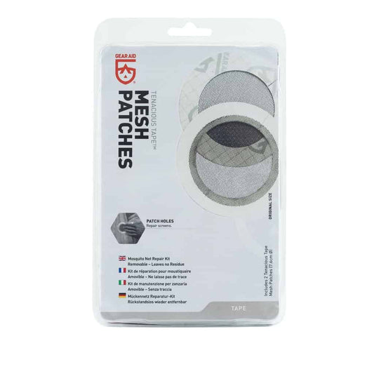 Gear Aid Tenacious Mesh Patches - 2 x 7.6cm Pre Cut Patches