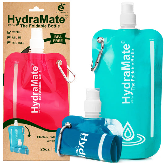 HydraMate Foldable Bottle - Collapsible 750ml