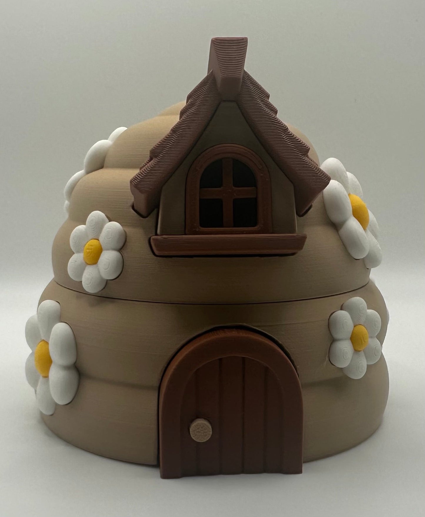 3D Printed Flexi Honey Bee | Articulated Fidget Toy | Cute Desk Buddy | Keychain | Beehive Set | Keyring Gift for Bee Lovers