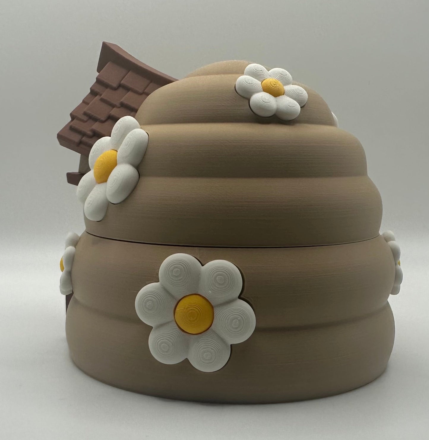 3D Printed Flexi Honey Bee | Articulated Fidget Toy | Cute Desk Buddy | Keychain | Beehive Set | Keyring Gift for Bee Lovers