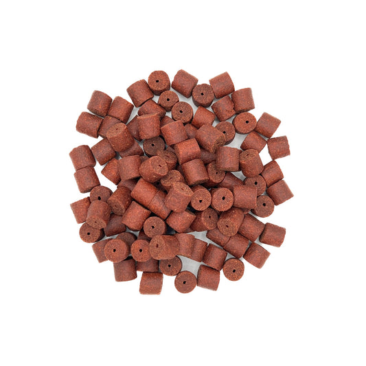 Pre-Drilled Halibut Pellet - Red Krill or Black Halibut