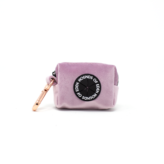 Lilac Dreams - Lilac Velvet Poop Bag/Treat Holder