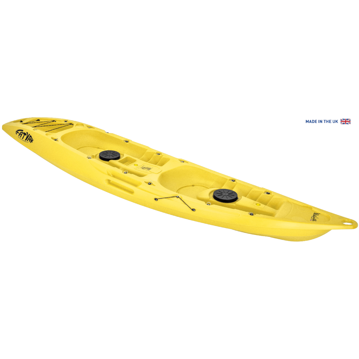 Mahee Tandem Kayak | Plastic Neutral | Yellow | Stable & Durable