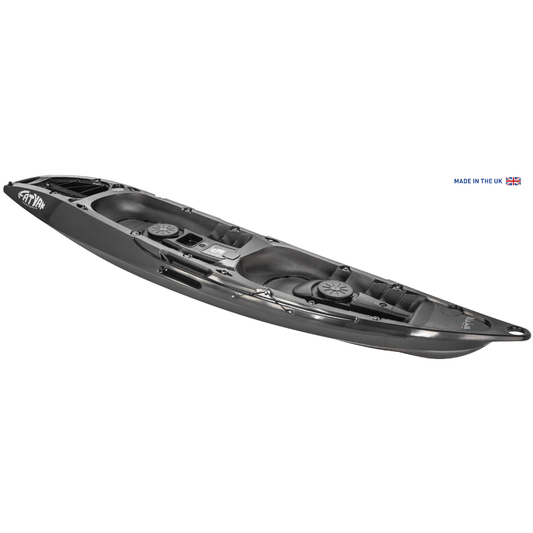 Mahee Eco Tandem Kayak | 100% Ocean Plastic | Black | Stable & Durable