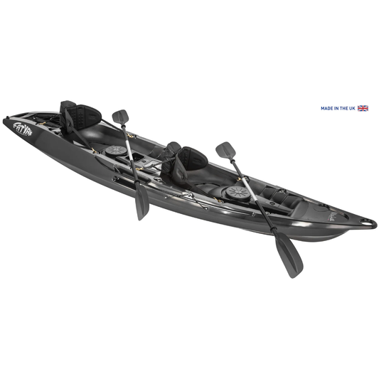 'MAHEE' Recycled Marine Plastic Double Seater Kayak Black Package Deal ⚫♻️
