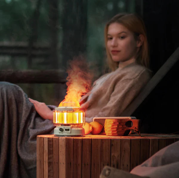 Flextail MAX LANTERN - 3-in-1 Vintage Lantern with Flame with humidifier