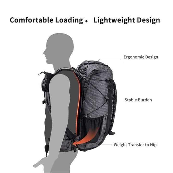 Naturehike Rock 60L+5L With Rain Cover Backpack