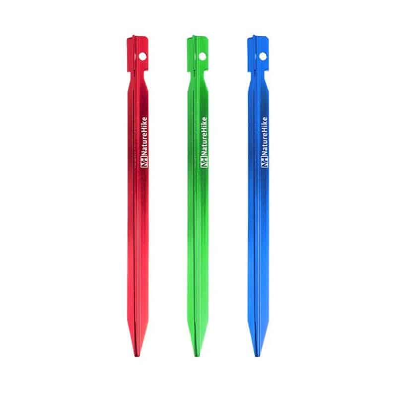 Naturehike 8 pcs 7001 Aluminium Alloy Tent Pegs