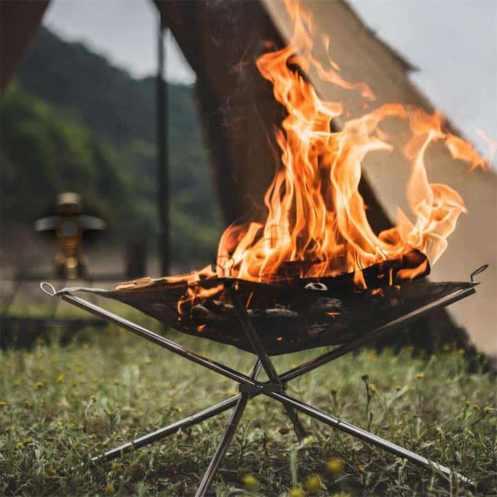 Naturehike Camping Stainless Steel Folding Fire Rack
