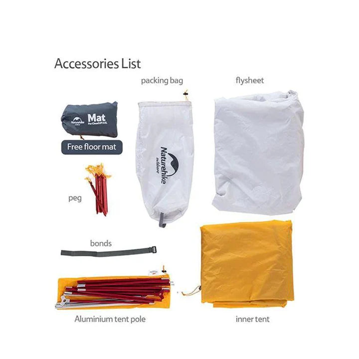 Naturehike Cloud up 2 Ultralight Version (Grey)