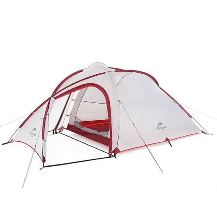Naturehike Hiby 2-3 Person Tent (Grey/Red)