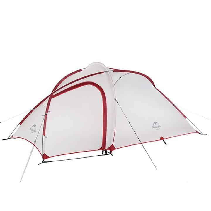 Naturehike Hiby 2-3 Person Tent (Grey/Red)