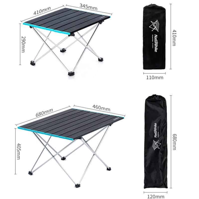 Naturehike Lightweight Aluminum Folding Camping Table (Large)