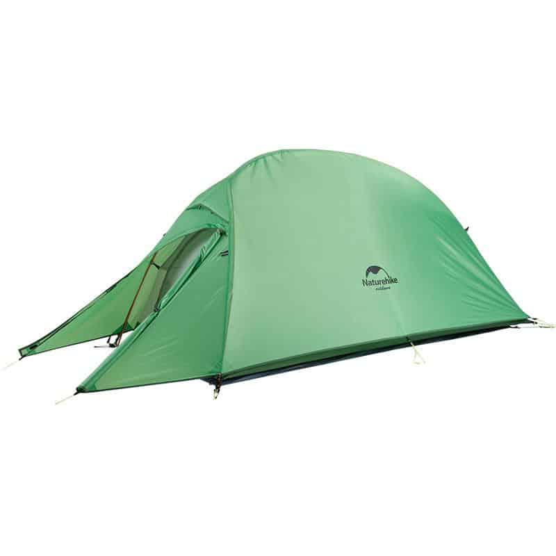 Naturehike Outdoor Camping CloudUp Tent 201T Green with Mat